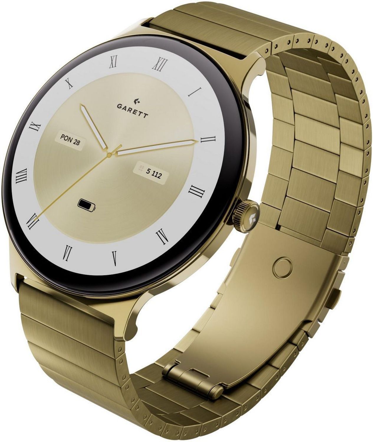 Smartwatch damski Garett Verona 2 Glow Złoty Stalowy (2).jpg